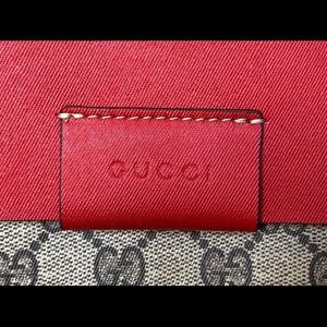 ♥️Gucci Limited Edition Monogram No Longer Not Yet Portfolio Laptop Clutch AUTH